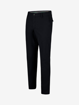 Marineblaue Chino-Hose ROB 8003 im Tapered Fit, aus High Stretch Baumwolle mit elastischem Comfortbund, Hemdenstopper und normaler Leibhöhe. Perfekt für Herbst/Winter, hergestellt von Club of Comfort, mit schmalem Beinverlauf, bequem und vielseitig.