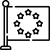 Das Bild zeigt eine schwarze Computertastatur mit weißen Tasten in einer Nahaufnahme.